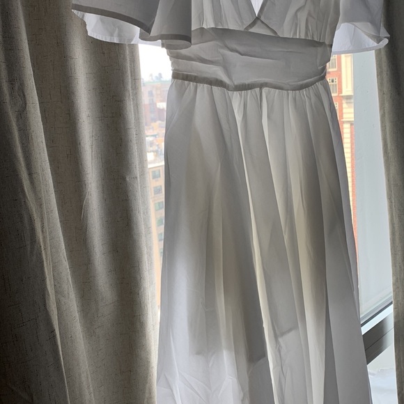 RHODE
Margot Cotton Flutter Sleeve Dress - Picture 5 of 8